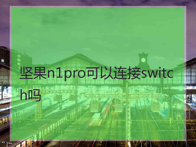 坚果n1pro可以连接switch吗