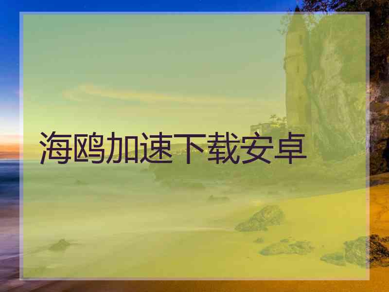 海鸥加速下载安卓