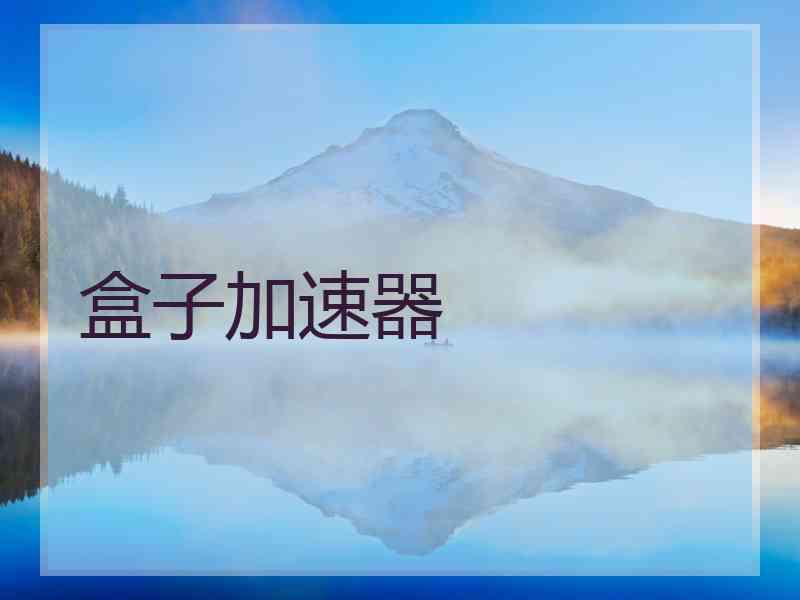 盒子加速器