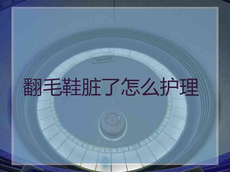 翻毛鞋脏了怎么护理