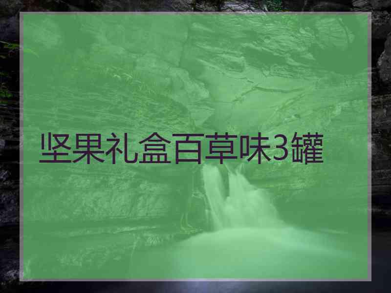 坚果礼盒百草味3罐
