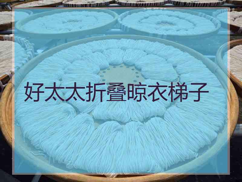 好太太折叠晾衣梯子