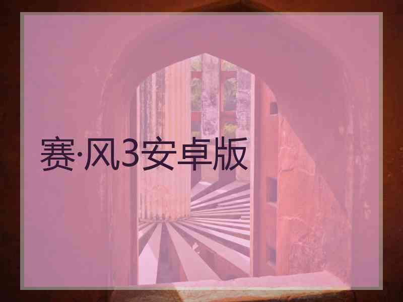 赛·风3安卓版