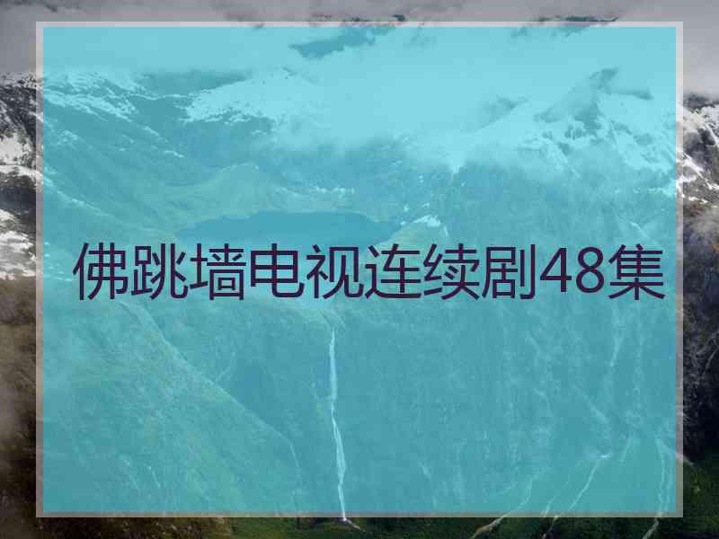 佛跳墙电视连续剧48集