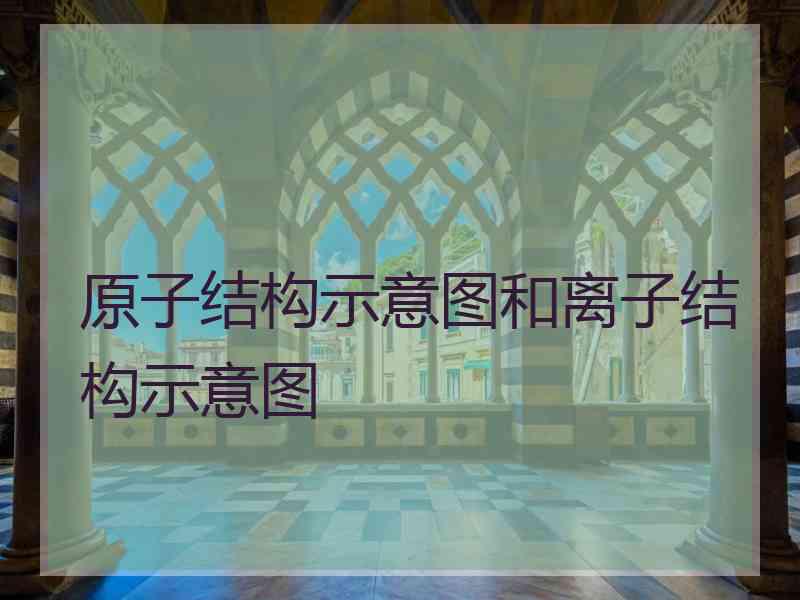 原子结构示意图和离子结构示意图