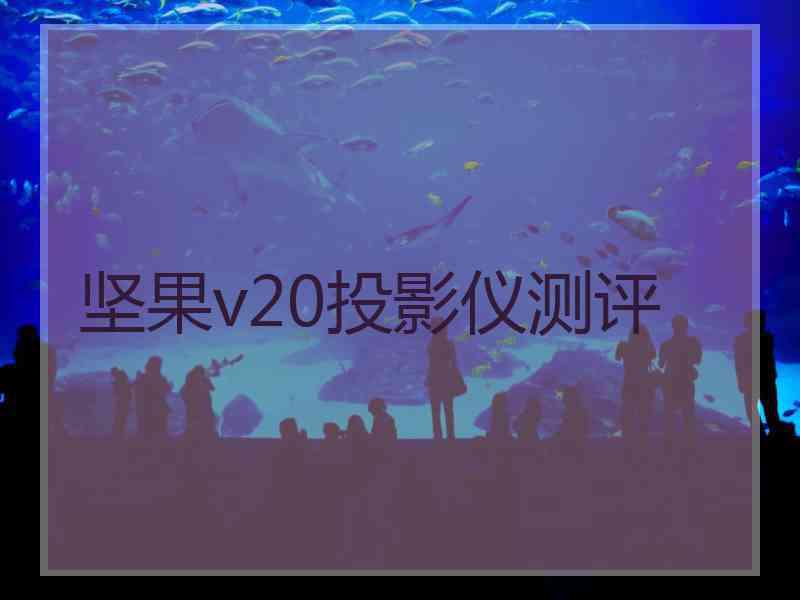 坚果v20投影仪测评