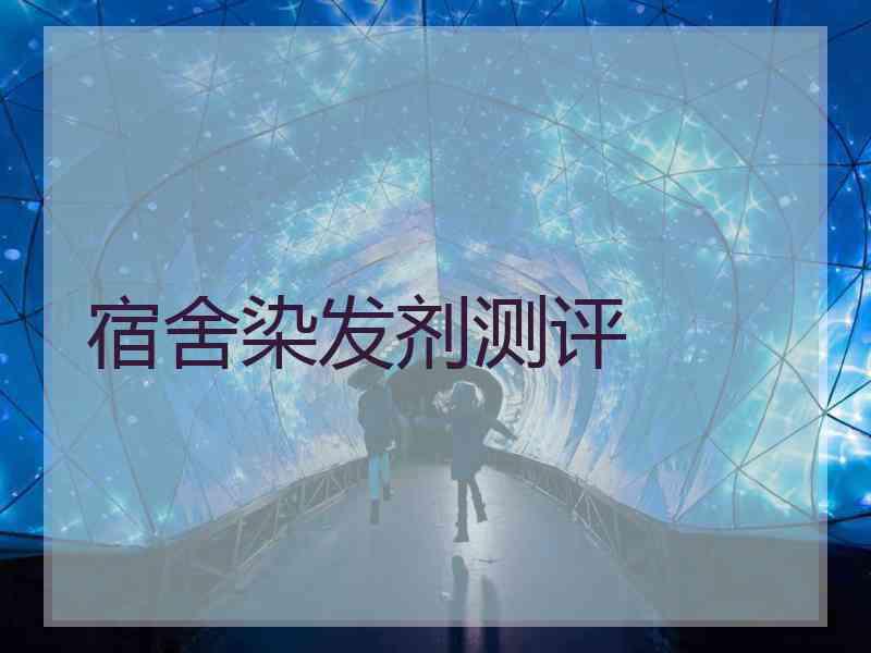 宿舍染发剂测评
