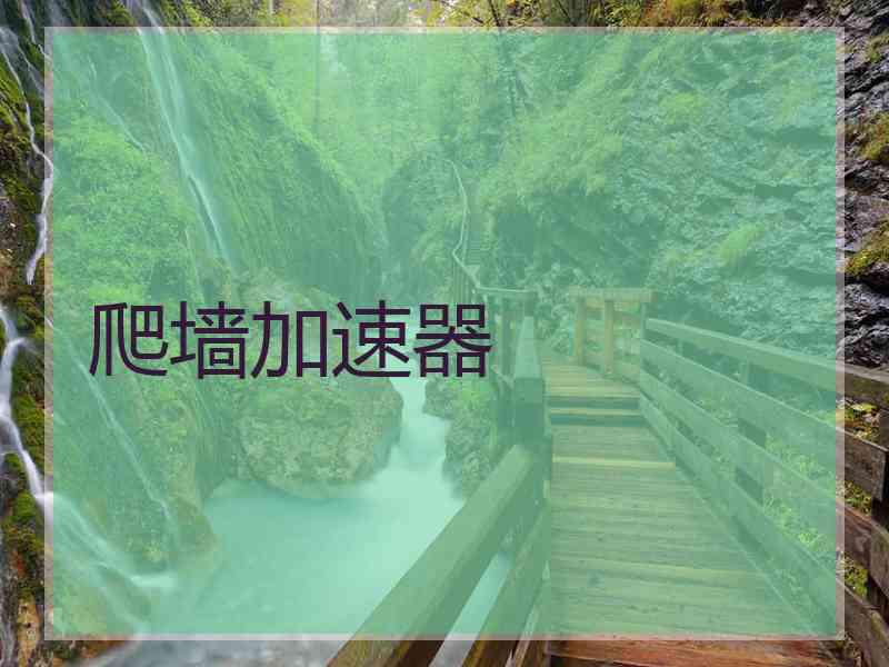 爬墙加速器
