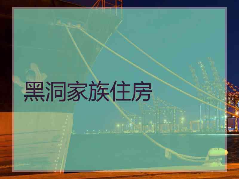 黑洞家族住房