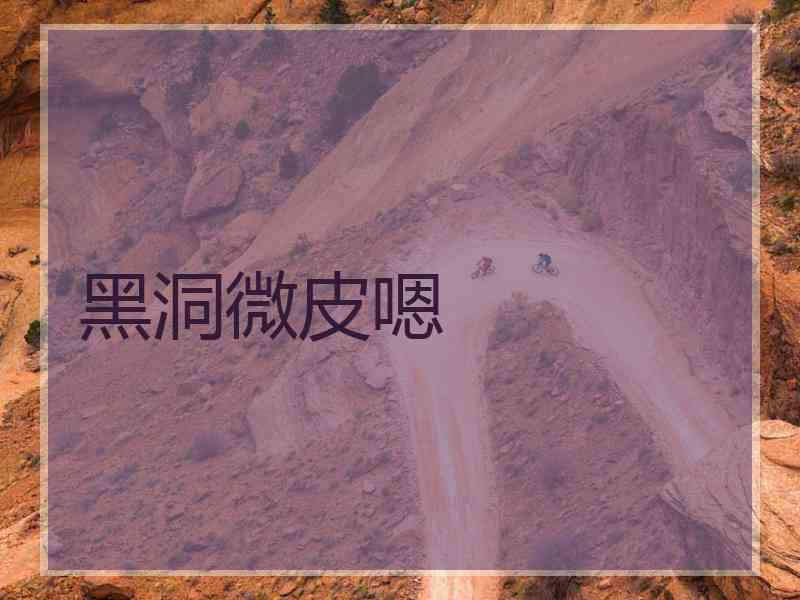 黑洞微皮嗯