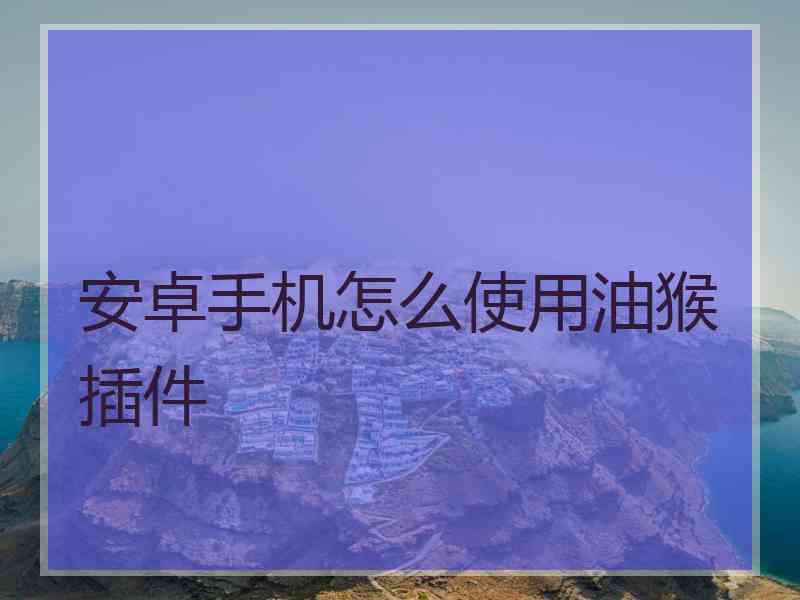 安卓手机怎么使用油猴插件