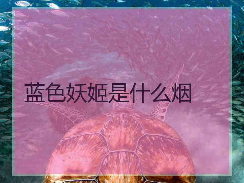 蓝色妖姬是什么烟