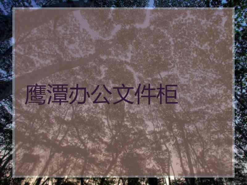 鹰潭办公文件柜