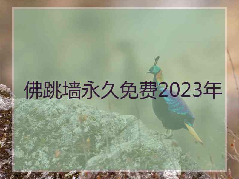 佛跳墙永久免费2023年