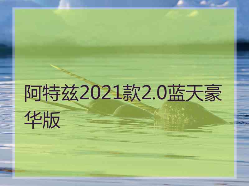 阿特兹2021款2.0蓝天豪华版
