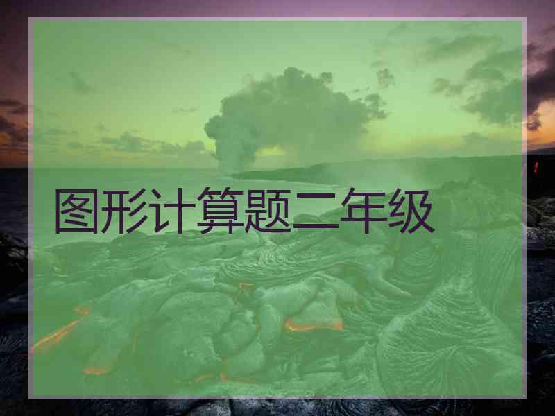 图形计算题二年级