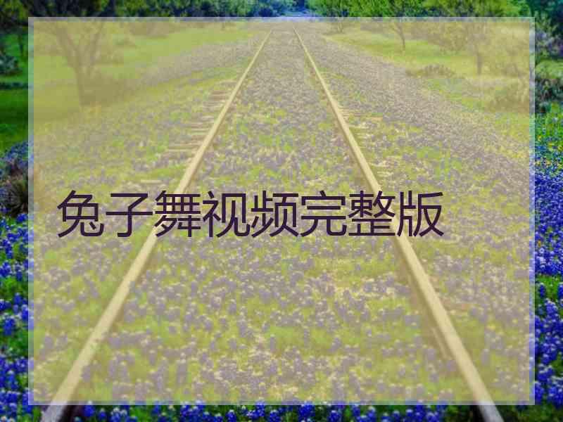 兔子舞视频完整版