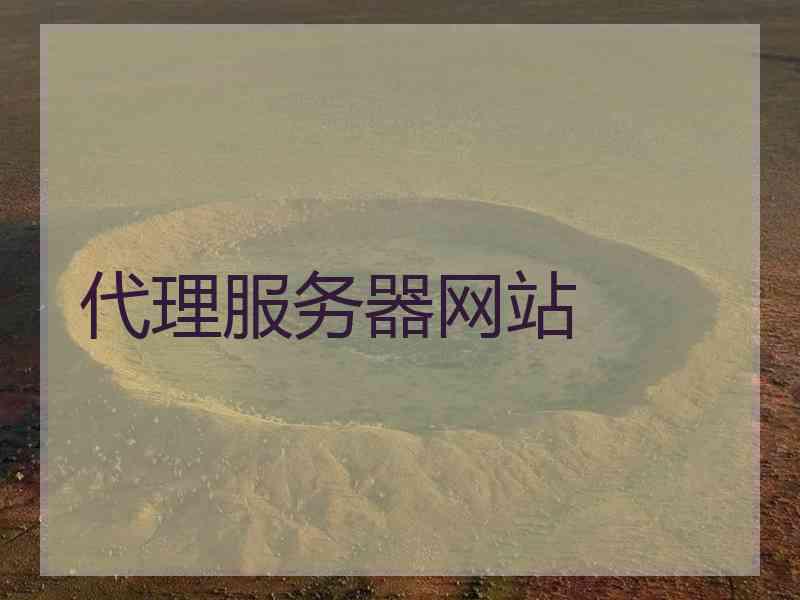 代理服务器网站