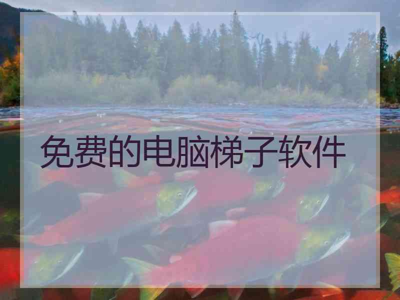 免费的电脑梯子软件