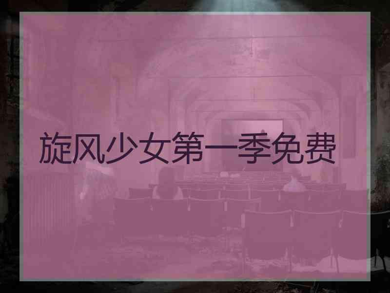 旋风少女第一季免费