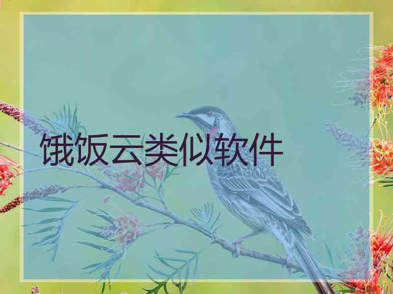 饿饭云类似软件