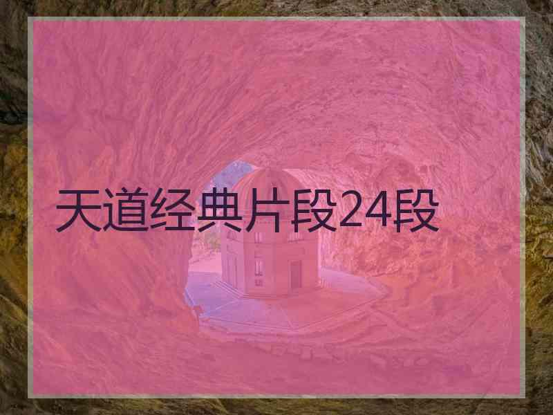 天道经典片段24段