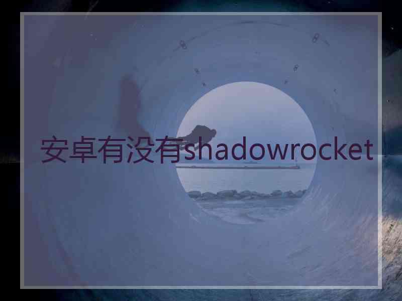安卓有没有shadowrocket