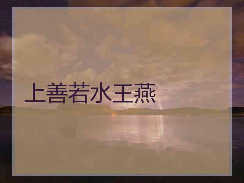 上善若水王燕