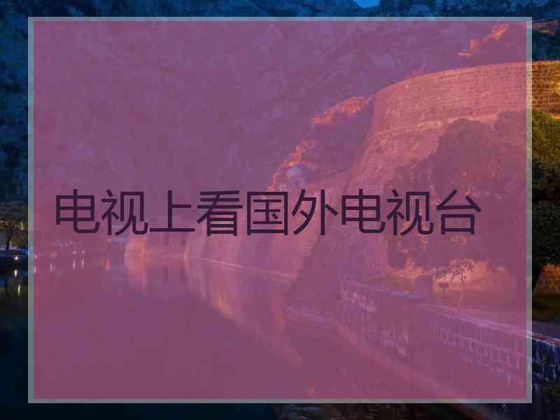 电视上看国外电视台