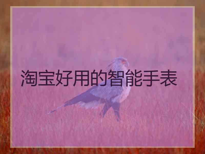 淘宝好用的智能手表