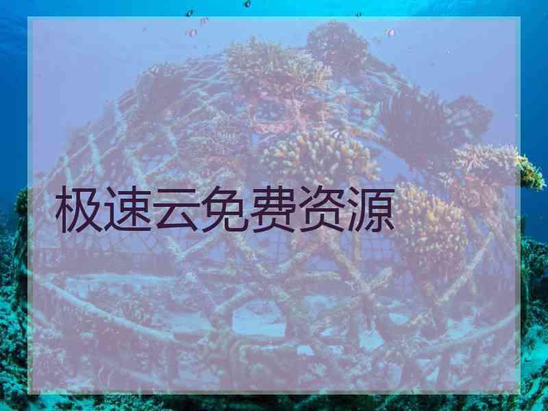 极速云免费资源