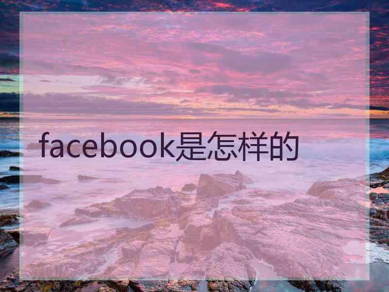 facebook是怎样的