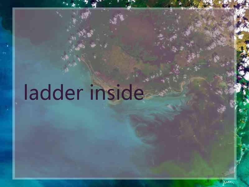 ladder inside