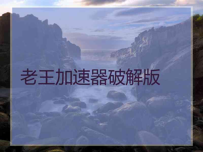 老王加速器破解版