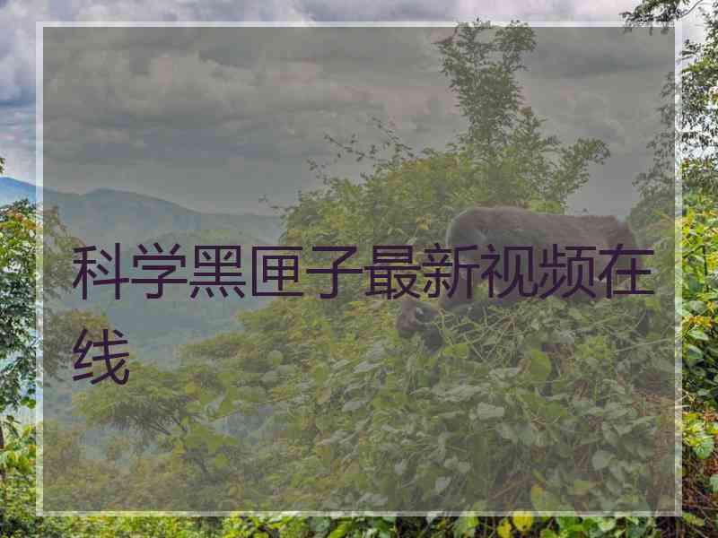 科学黑匣子最新视频在线