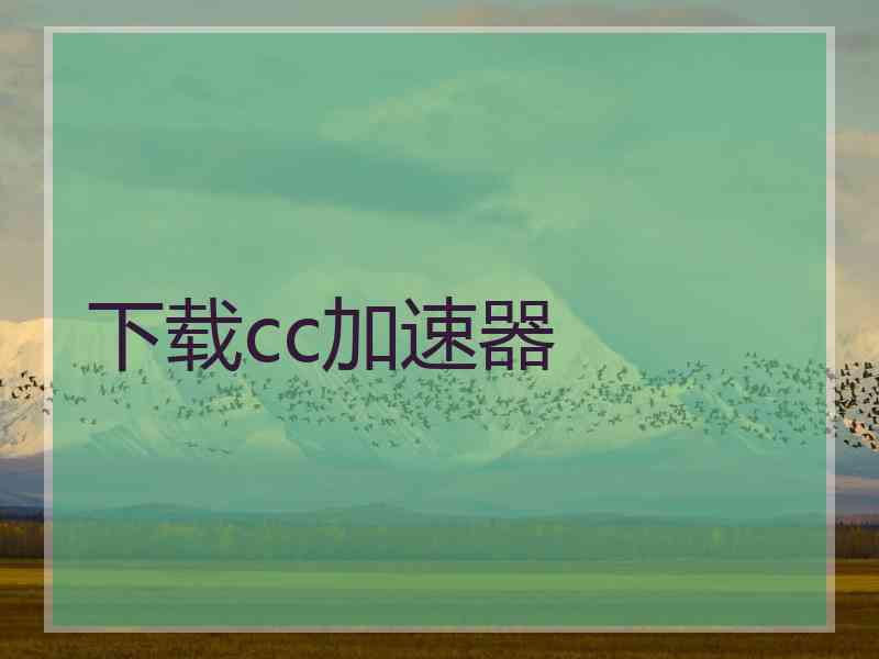 下载cc加速器
