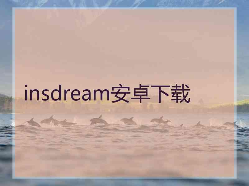 insdream安卓下载