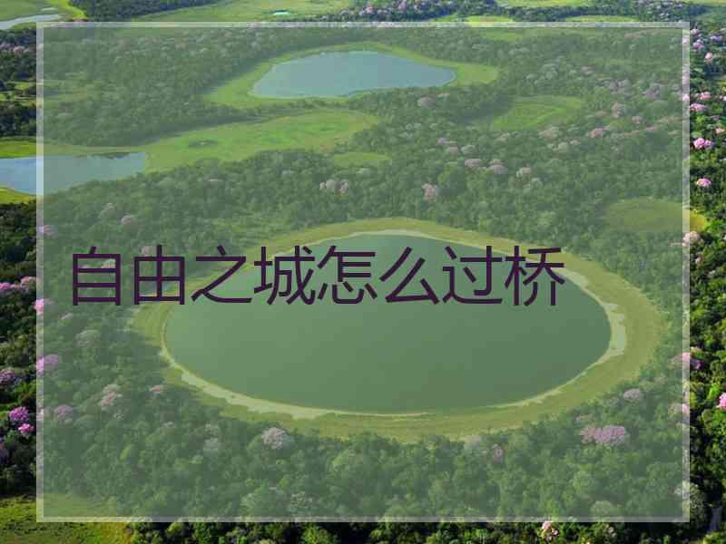 自由之城怎么过桥