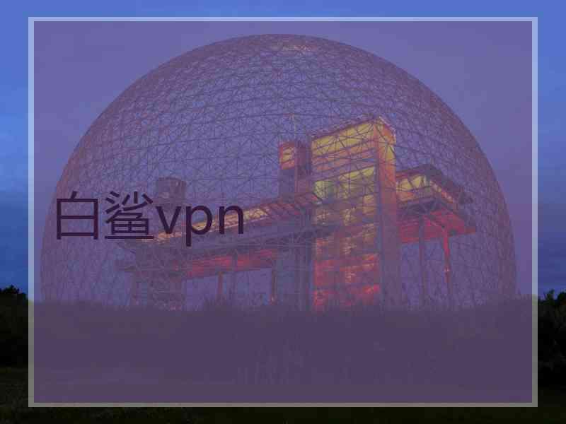 白鲨vpn