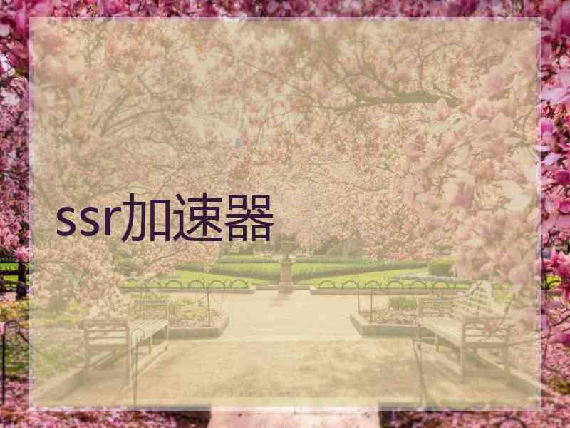 ssr加速器