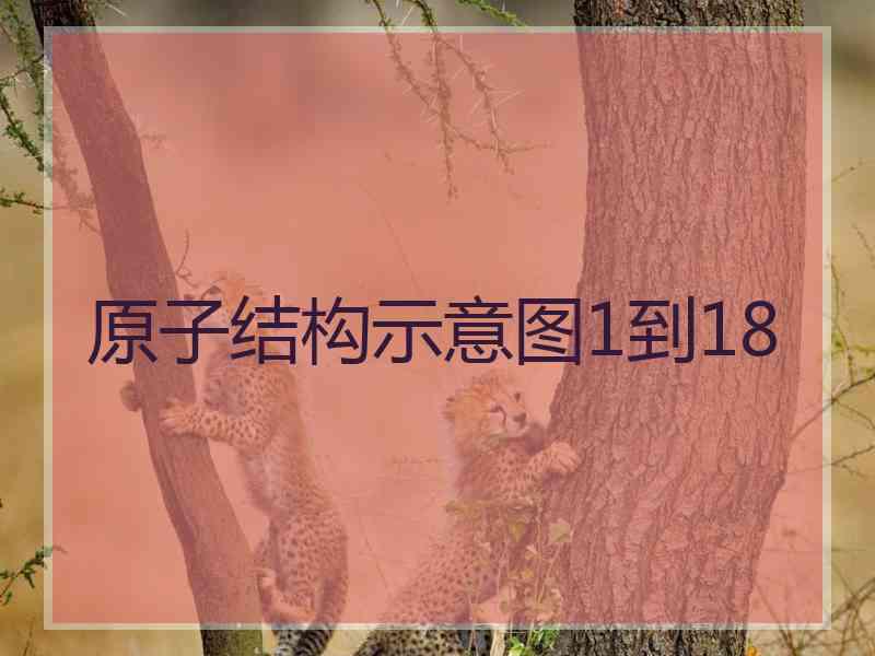 原子结构示意图1到18