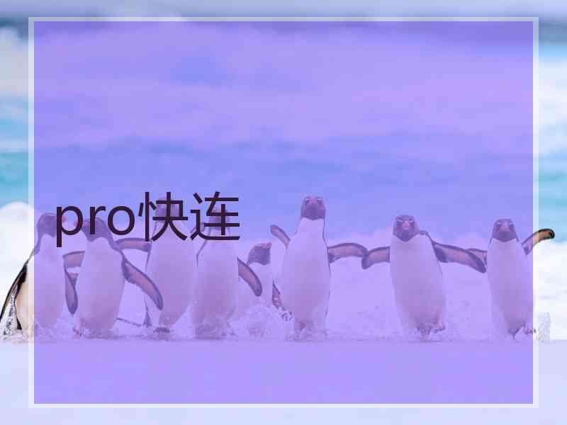 pro快连
