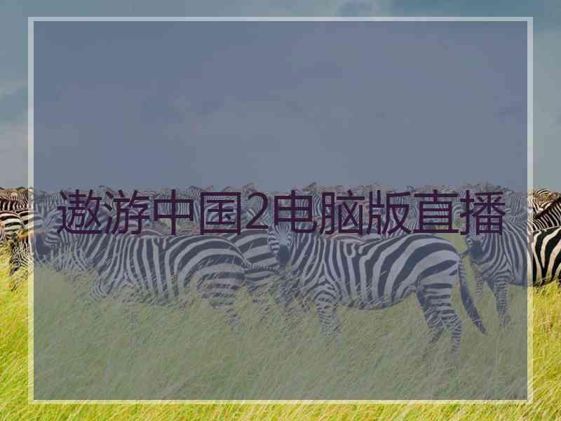 遨游中国2电脑版直播