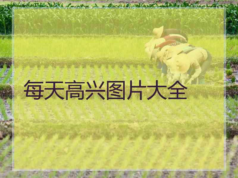 每天高兴图片大全