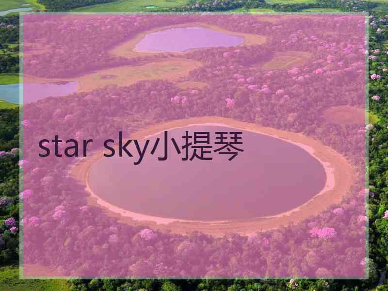 star sky小提琴