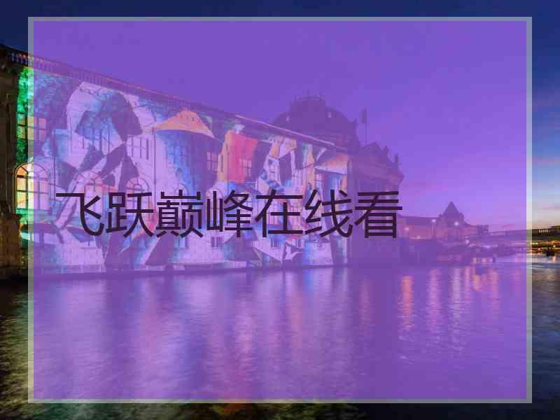 飞跃巅峰在线看