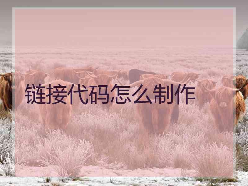链接代码怎么制作