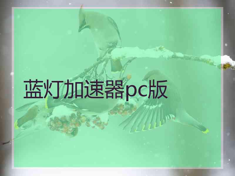 蓝灯加速器pc版