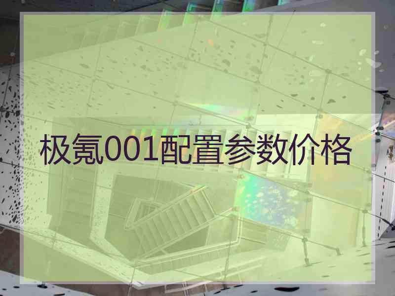 极氪001配置参数价格