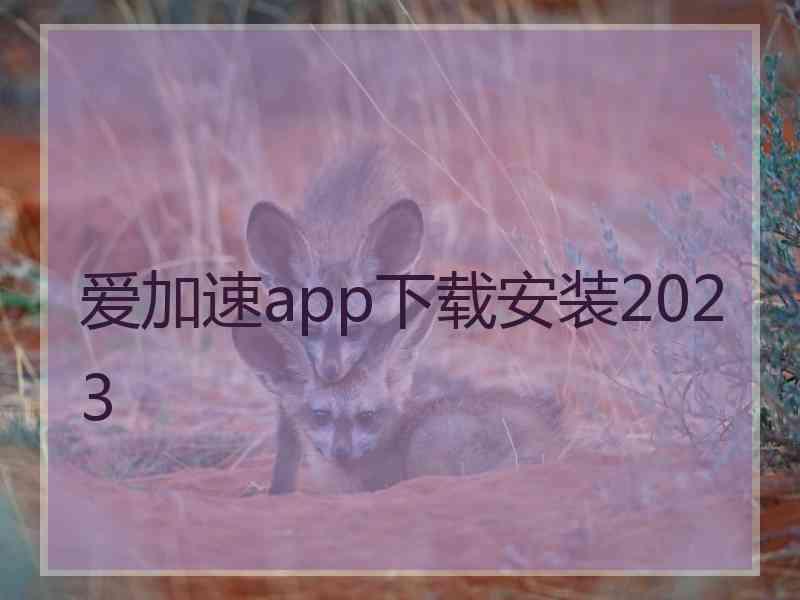 爱加速app下载安装2023